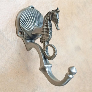D'ARTEFAX Tropical 5" Sea Horse Wall Mounted Robe Hook
