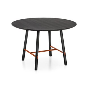 CONNUBIA Yo! Round Table with Wooden Top and Trestle Base