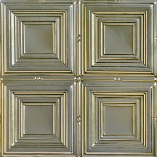 FROMPLAINTOBEAUTIFULINHOURS Cubism 2 ft. x 2 ft. Nail-up Tin Ceiling Tile (Set of 12)