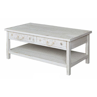 CRESTVIEW COLLECTION Solid Wood Coffee Table