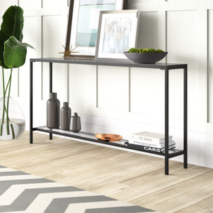 MERCURY ROW® Imes 60" Mirrored Glass Top Console Table