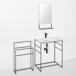 WETSTYLE C2 30" Single Bathroom Vanity Set with Towel Holder