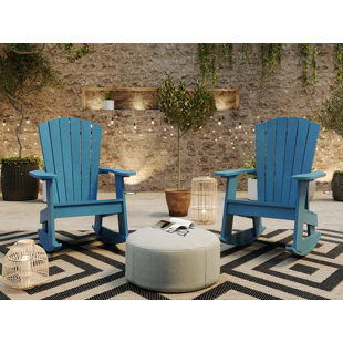 ROSECLIFF HEIGHTS Ayelin Outdoor Rocker Chair