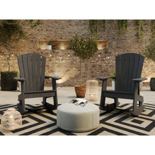 ROSECLIFF HEIGHTS Ayelin Outdoor Rocker Chair