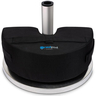 Gravipod Half-Round Umbrella Base Weight Bag - Up to 50 lbs.