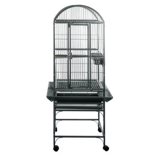 TUCKER MURPHY PET™ Chineka 51'' Iron Dome Top Floor Bird Cage with Wheels