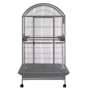 TUCKER MURPHY PET™ Ceno 77'' Iron Dome Top Floor Bird Cage with Wheels