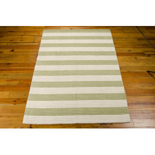 BARCLAY BUTERA Ripple Hand-Knotted Wool Sage Area Rug