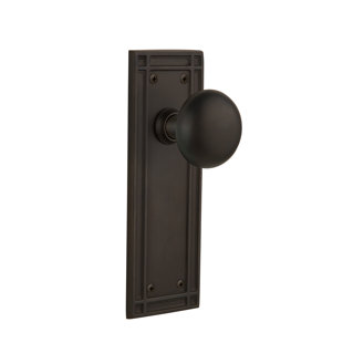 NOSTALGIC WAREHOUSE Mission Plate with New York Door Knob