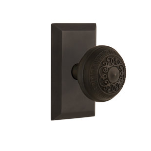 NOSTALGIC WAREHOUSE Studio Plate with Egg & Dart Door Knob