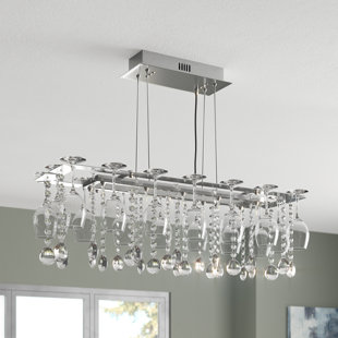 WILLA ARLO INTERIORS 10 - Light Chrome Kitchen Island Pendant