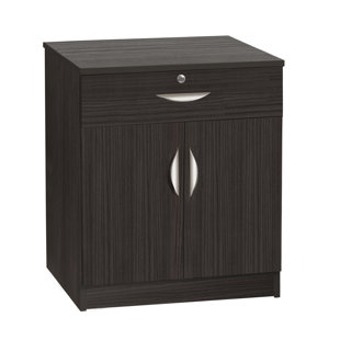 EBERN DESIGNS Brend 2 -Door 1 -Drawer Storage Cabinet