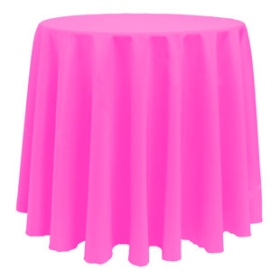 ULTIMATE TEXTILE Solid Color Round Tablecloth