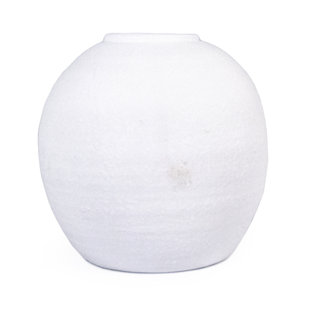 ZENTIQUE WHITE 14'' Indoor / Outdoor Ceramic Table Vase