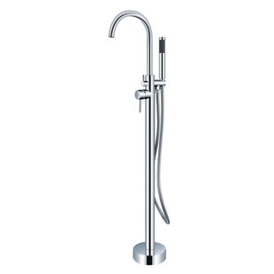 ADM BATHROOM 1 Handle Floor Tub Filler with Diverter