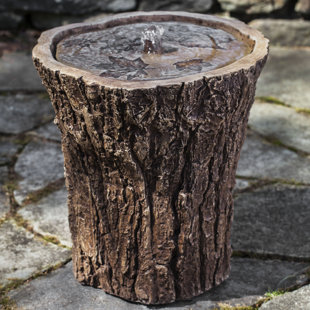 CAMPANIA INTERNATIONAL Adirondack Hand Crafted Weather Resistant Floor Fountain