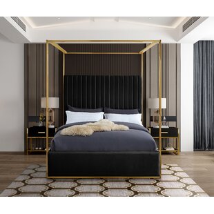 MERCER41 Heersa Velvet Bed