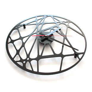 DECOLICIOUS Lajal Metal Wall Clock