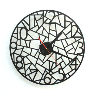 DECOLICIOUS Formic Metal Wall Clock