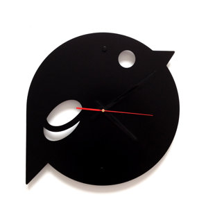 DECOLICIOUS Bob Metal Wall Clock