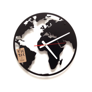 DECOLICIOUS Metal Wall Clock