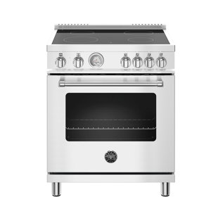 Bertazzoni 30" 4.7 Cubic Feet Electric Freestanding Range with Radiant Cooktop
