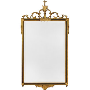 FRIEDMAN BROTHERS The Wentworth Wood Flat Wall Mirror