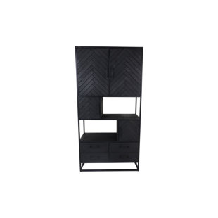 HSM COLLECTION Sideboard Bisham aus Massivholz 123 cm