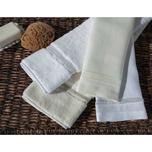 HOME TREASURES LINENS Doric Linen Terrycloth Hand Towel