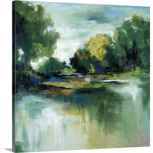 GREAT BIG CANVAS Fresh Escape I by Sydney Edmunds Painting on Wrapped Canvas