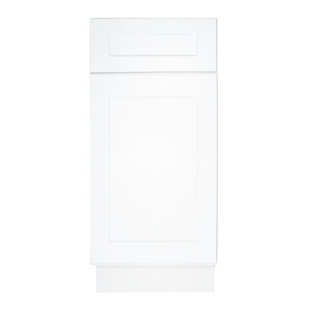 HOMEIBRO Ready To Assemble 18-Inw X 24-Ind X 34.5-Inh. Base Cabinet - 1-Door With 1-Drawer