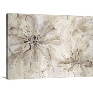 GREAT BIG CANVAS Milk and Honey Floral by Sydney Edmunds Painting on Wrapped Canvas