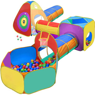 C&G OUTDOORS Indoor/Outdoor Polyester Pop-up Play Tunnel
