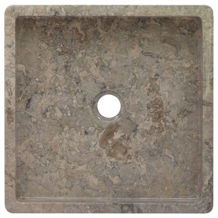 Borough Wharf Brookston 400mm L x 400mm W Marble Square Sink