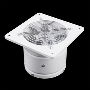 DENFER Wall Extractor Fan Low Noise Window Vent Ventilation for Bathroom Kitchen White 110V