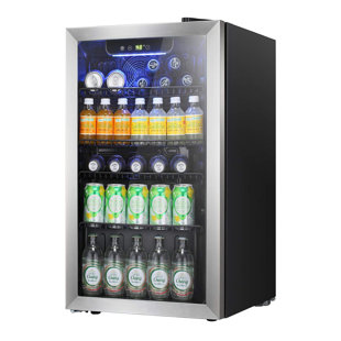 KELIVOL Single Zone 19.7'' Freestanding 26 Bottle and 140 Can Wine & Beverage Refrigerator