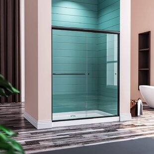 VTI 52"-54" W X 72" H Semi-Frameless Shower Door