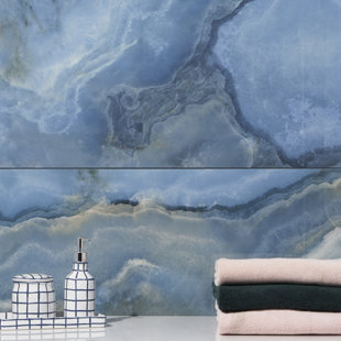 BOND TILE Calla 24" x 47" Porcelain Marble Look Wall & Floor Tile (15.49 Sq. Ft. / case)