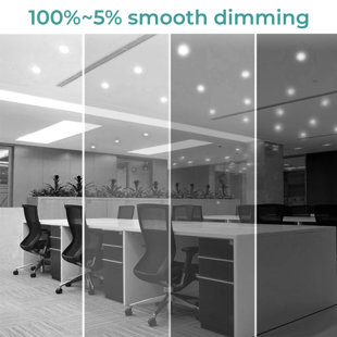 INFIBRITE 4'' Selectable Color Temperature Dimmable Air-Tight IC Rated LED Canless Recessed Lighting Kit (Set of 12)