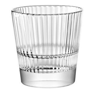 Majestic Crystal 6 - Piece 12oz. Glass Whiskey Glass Glassware Set (Set of 6)