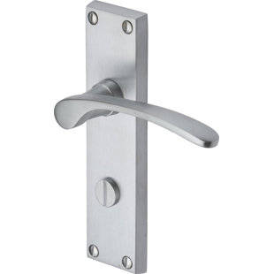 HERITAGE BRASS Sophia Bathroom Door Handle (Set of 2)