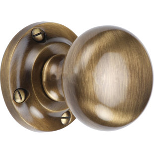 HERITAGE BRASS Heritage Mortice Knob on Rose Victoria Design (Set of 2)