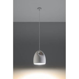 SOLLUX LIGHTING Bukano 1 - Light White Cylinder Pendant (Set of 4)