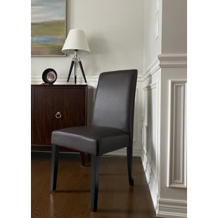 RED BARREL STUDIO® SEAT4U Richill Bonded Leather Parson Dining Chair