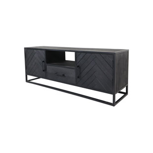 HSM COLLECTION TV-Schrank Verona aus Massivholz für TVs bis zu 88"