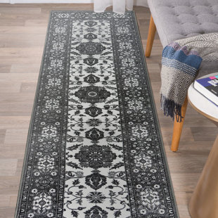 MY MAGIC CARPET Ramage Grey Flatweave Oriental Rug