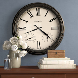 HOWARD MILLER® Aspen Metal Wall Clock