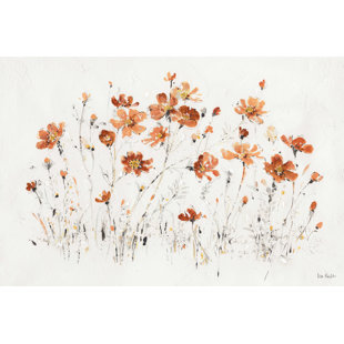 ROSALIND WHEELER " Wildflowers I Orange " by Lisa Audit