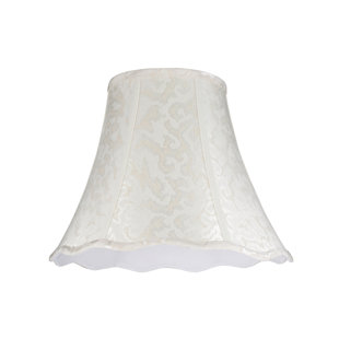 ASPEN CREATIVE CORPORATION 11.5'' H Jacquard Textured Fabric Bell Lamp Shade