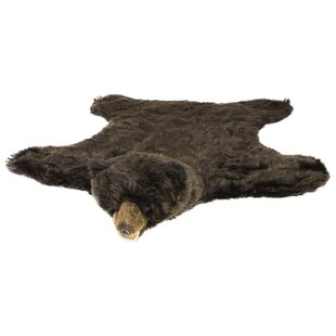 MILLWOOD PINES Melina Faux Fur Solid Color Rug